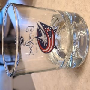 Columbus Bluejackets Crown Royal collectors glass